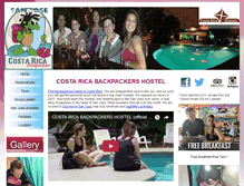 Tablet Screenshot of costaricabackpackers.com